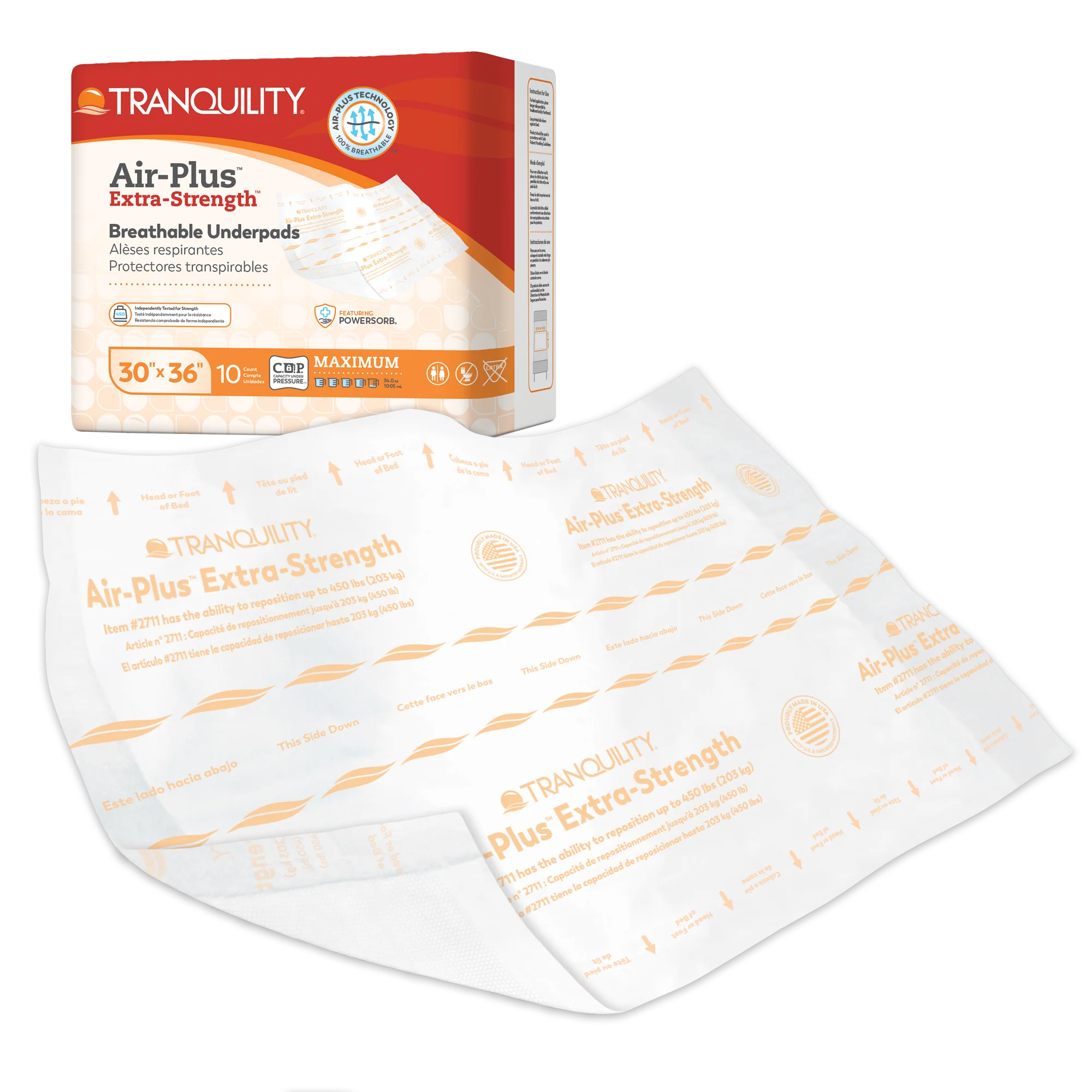 Tranquility® Air-Plus® Extra-Strength Breathable Underpads - Image 12