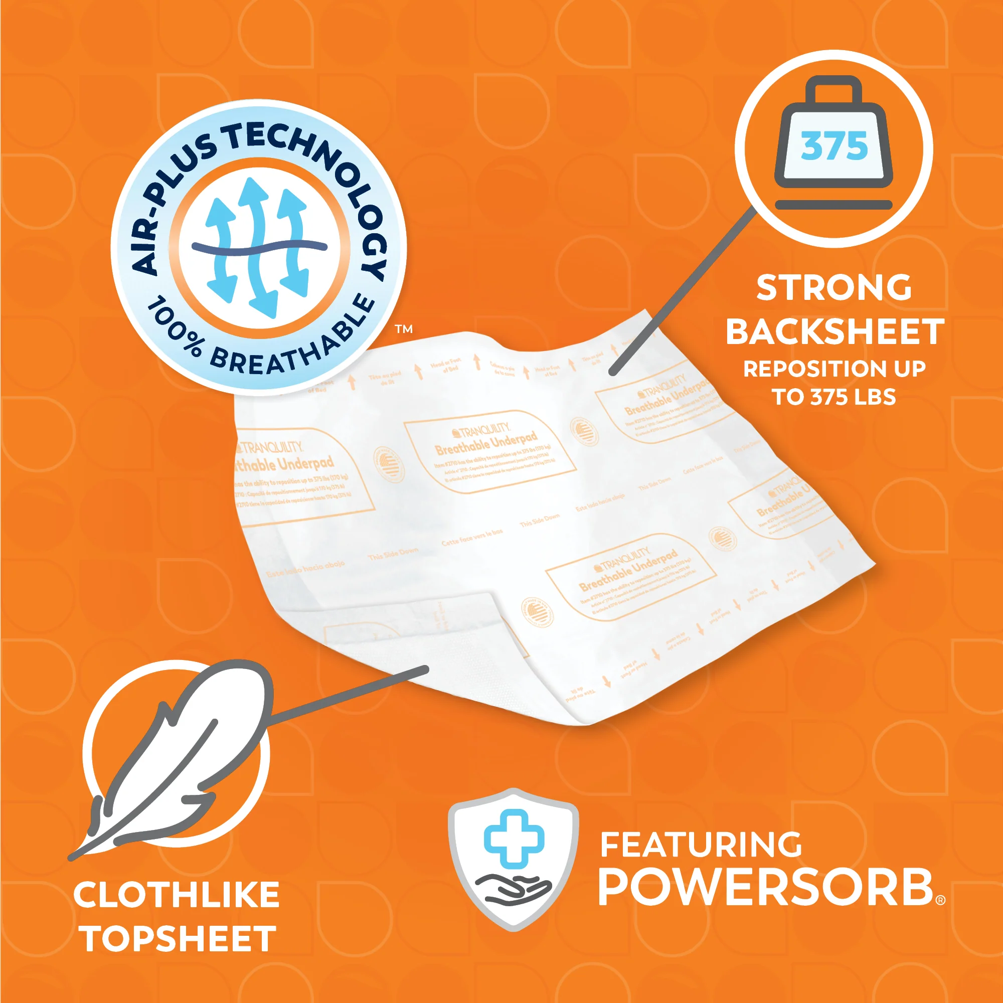 Tranquility® Air-Plus® Extra-Strength Breathable Underpads - Image 5