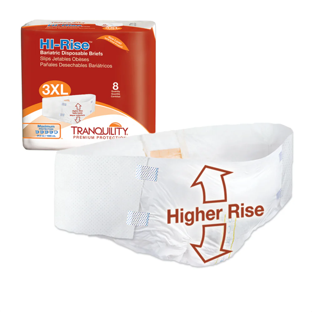 Tranquility® Air-Plus® Hi-Rise™ Bariatric Briefs - Image 5