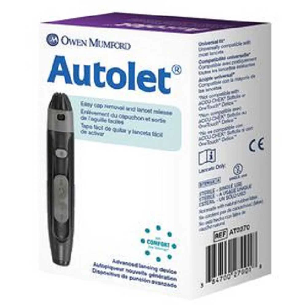 Unilet GP Ultralite Lancets 28 G, Ultra Thin, Box of 100