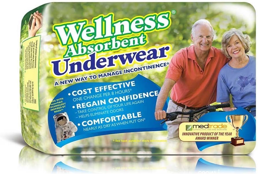 Unique Wellness Absorbent Underwear (Pull-Ups), Multiple Sizes